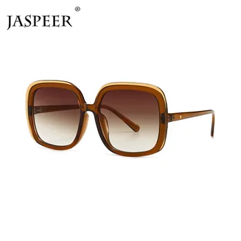 JASPEER Nadrozmerné Squre Sunglasse Mužov Punk Slnečné Okuliare Ženy Vintage UV400 Jazdy Slnečné Okuliare Značky Dizajnér