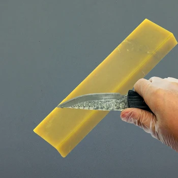 Nôž Zrkadlo leštenie sharpener brúsny kotúč whetStone 12000 Piesok Žltý Pulpstone 210*50*20 mm