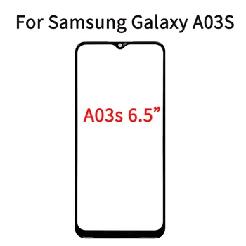 Pre Samsung Galaxy A03S Dotykový Displej Predné Sklo Panel LCD Vonkajší Displej Objektív A03S Predné Sklo Náhradné